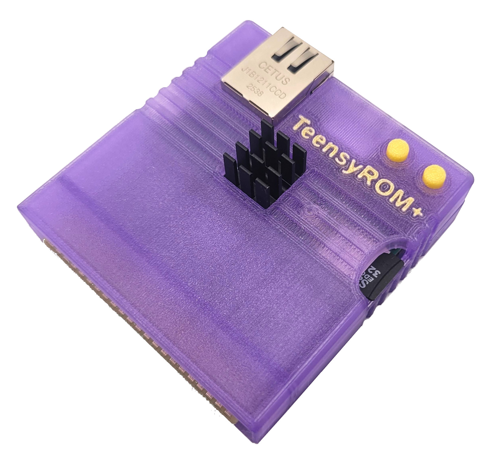 TeensyROM+ TR+ v0.4 Cartridge for C64/128 - w/ Case & 32GB SD Preloaded