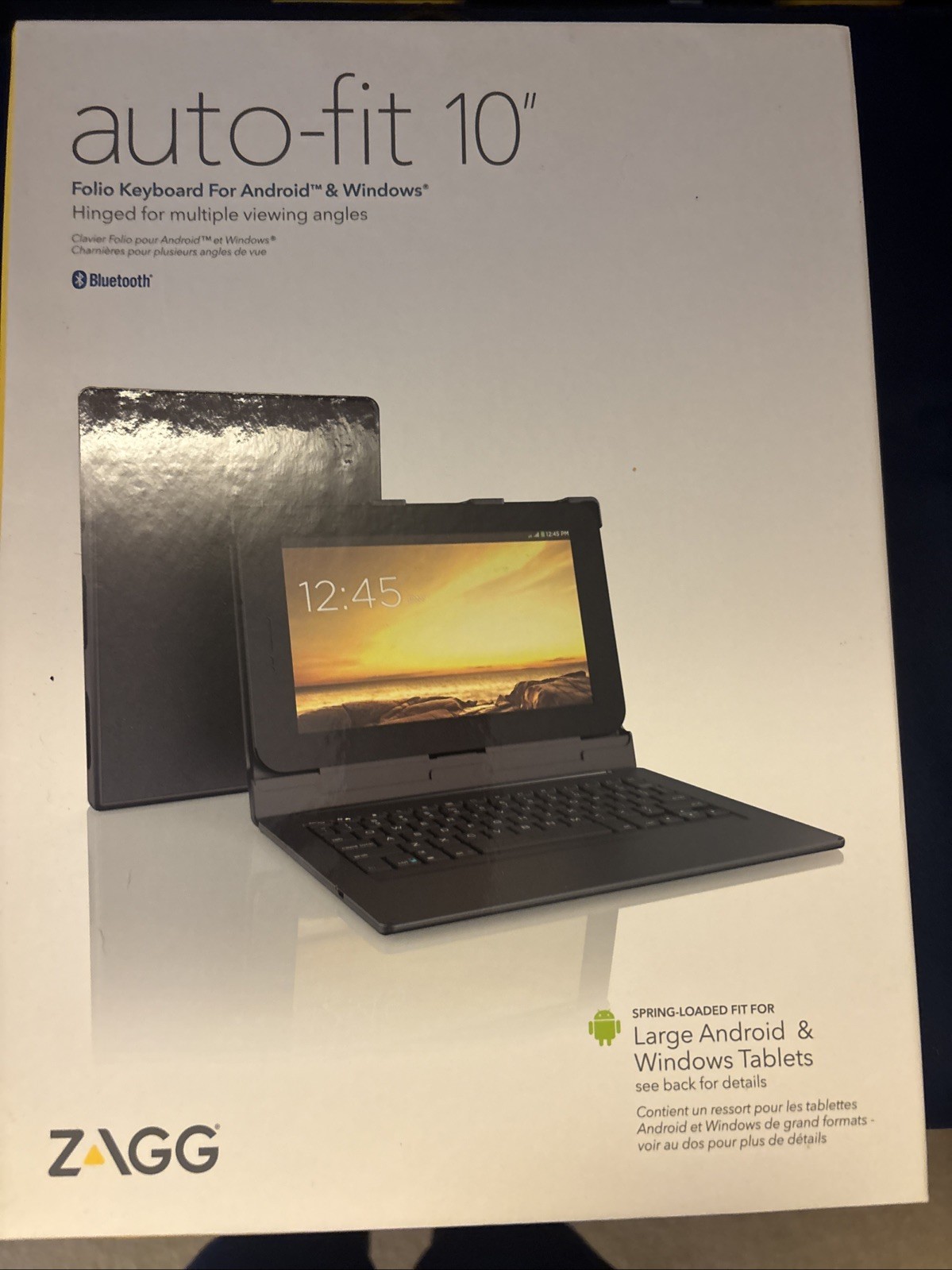 Zagg Folio Keyboard For Android And Windows Auto Fit 10 “￼