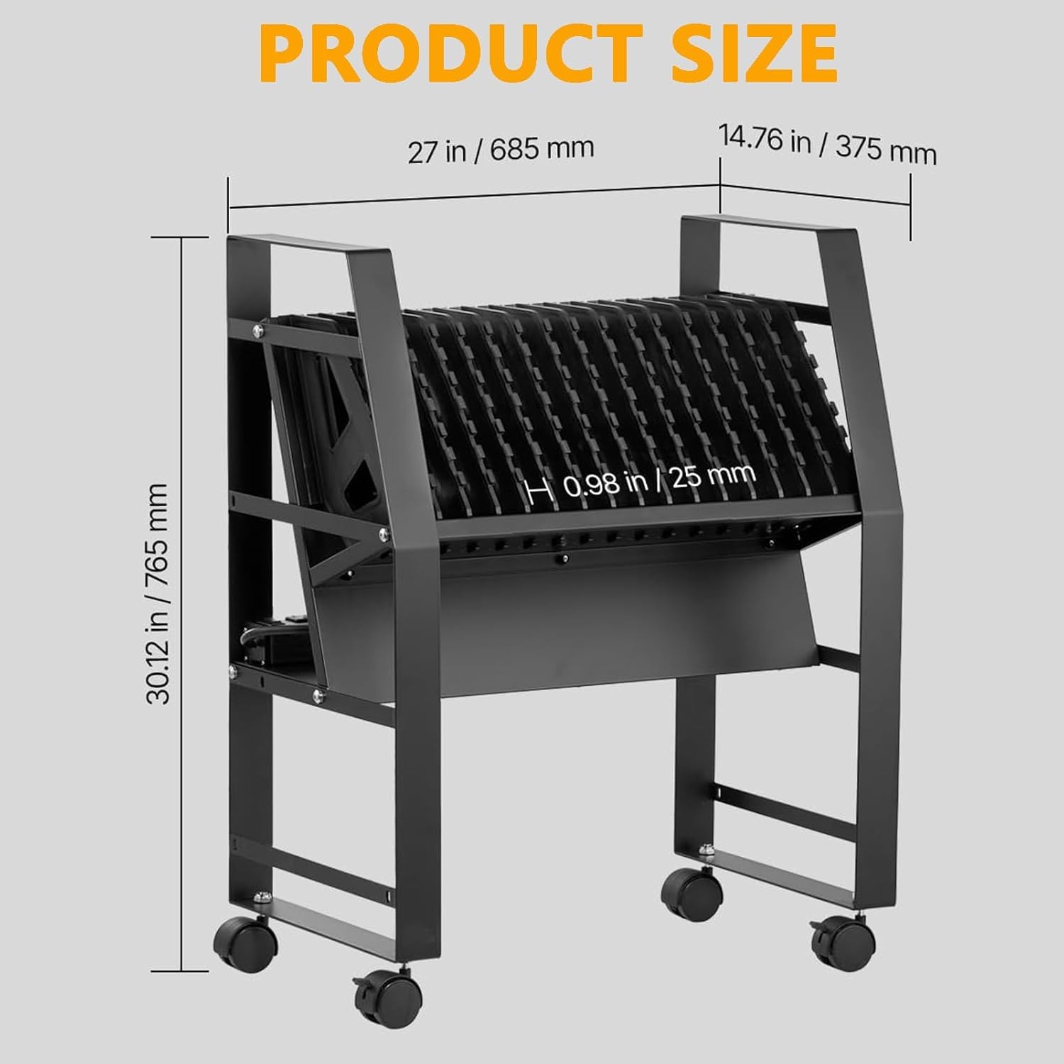 Charging Cart Mobile Locking/Open Charging Cart 16 /36 Devices for Laptop Tablet