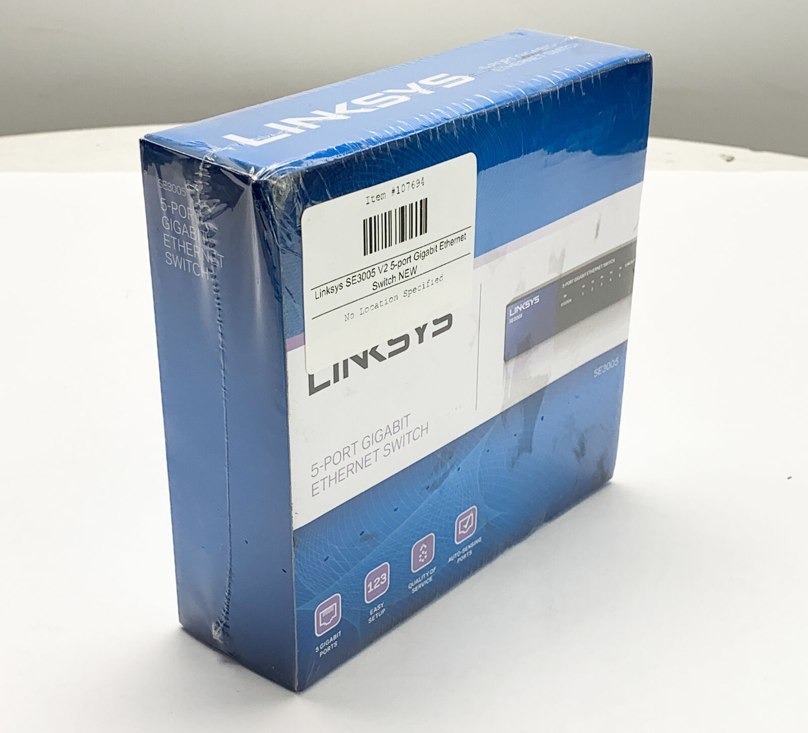 Linksys SE3005 V2 5-port Gigabit Ethernet Switch NEW