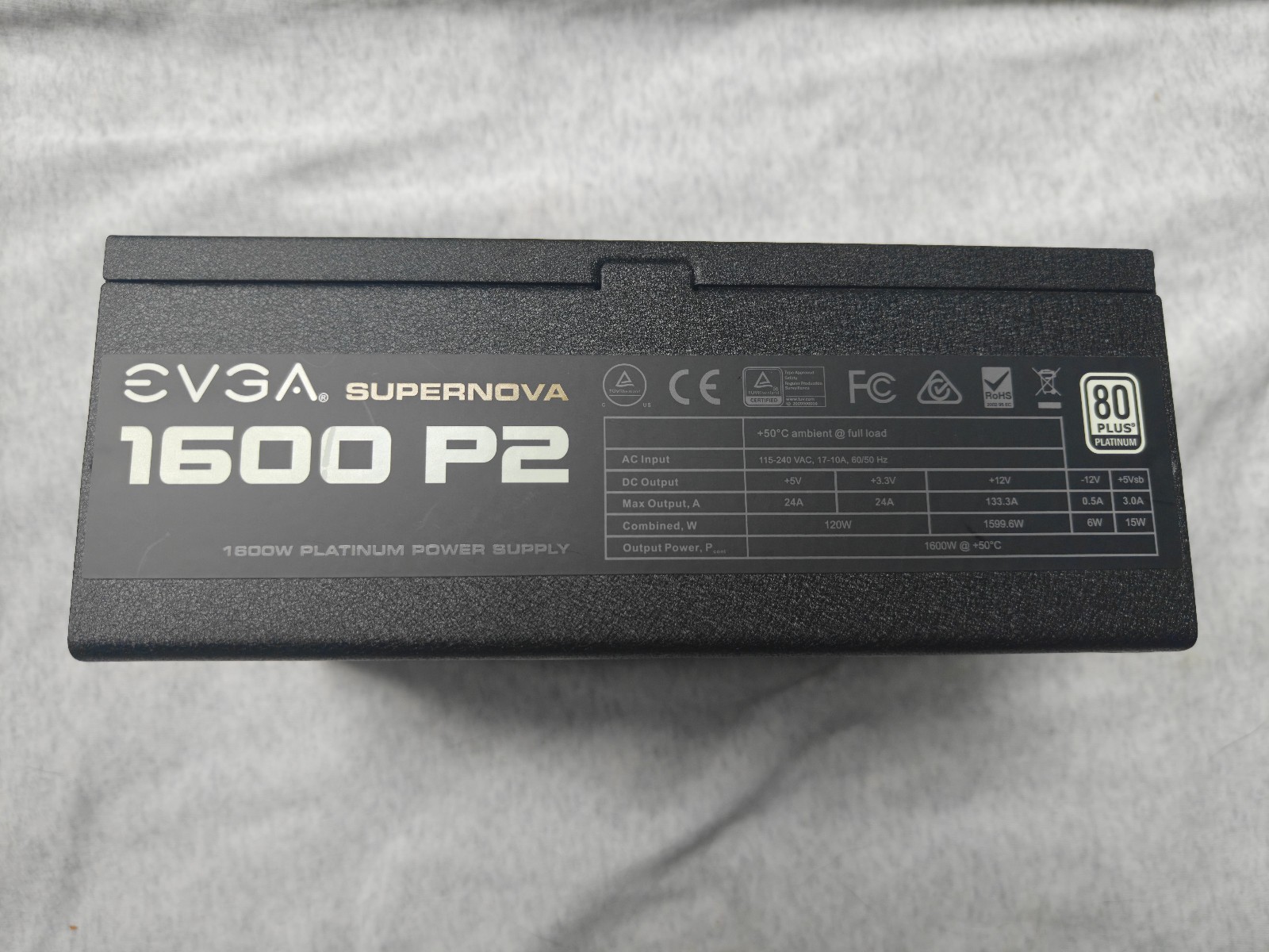 EVGA SuperNOVA 1600 P2 80+ PLATINUM, 1600W ECO Mode Fully Modular - TESTED
