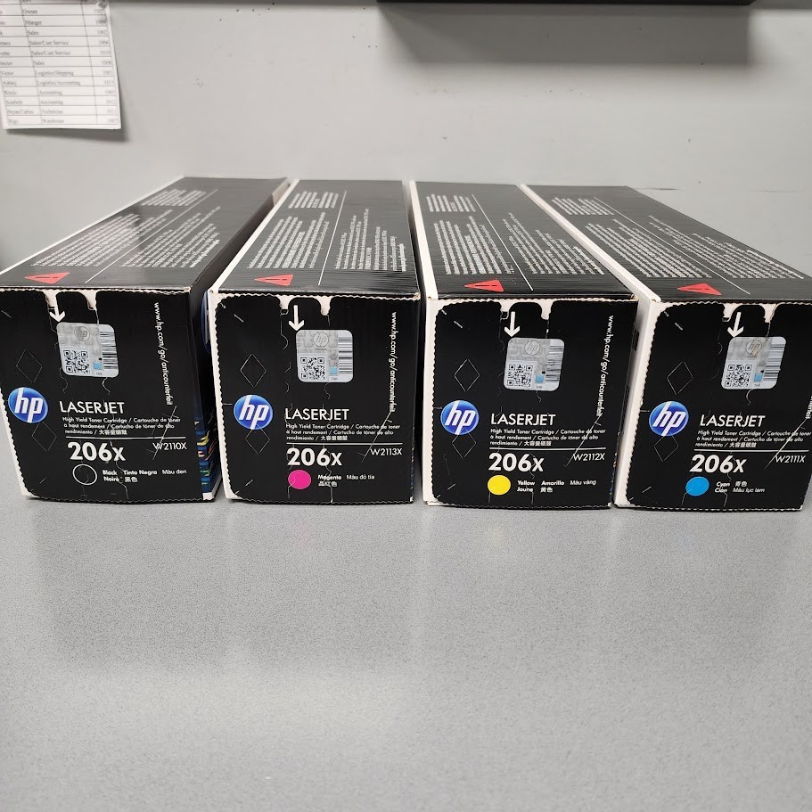 HP 206X SET W2110X, W2111X, W2112X, W2113X Original HP