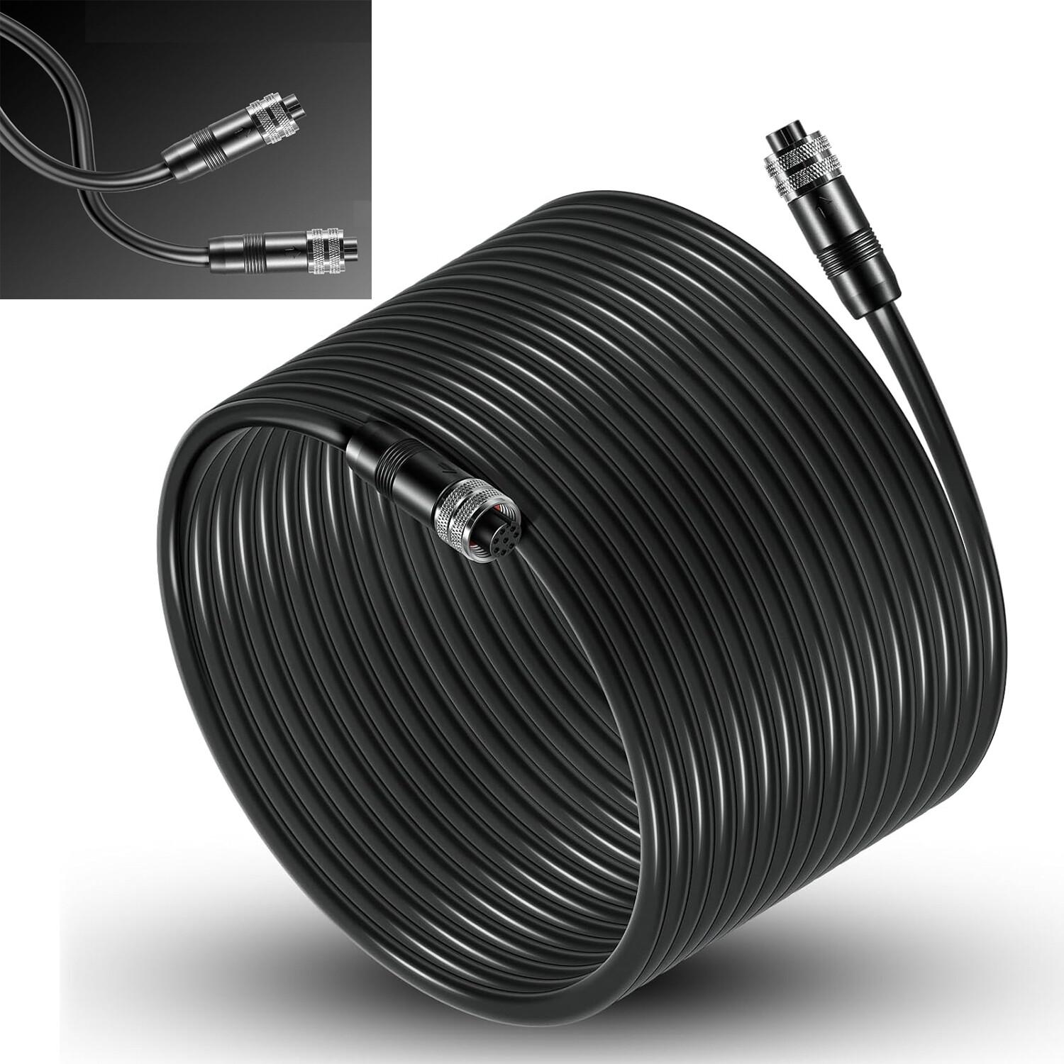 Replace 720073-4 30ft Ethernet Cable AS EC 30E for Humminbird, Helix, APEX,SOLIX