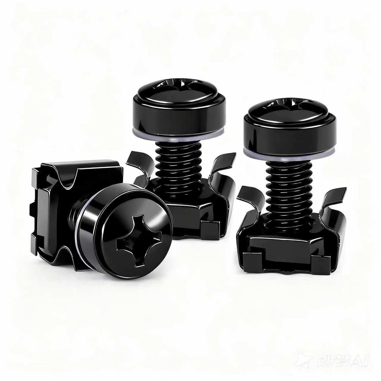 Newpindom M6 Rack Screws and Cage Nuts, 40 Pack