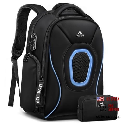 17.3 Inch Gaming Laptop Backpack for Men with Organizer Pouch