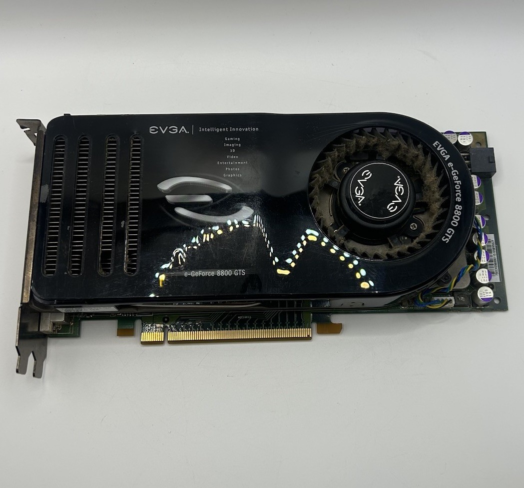 EVGA NVidia e-GeForce 8800 GTS 320MB GPU Graphic Card - Good Condition Tested