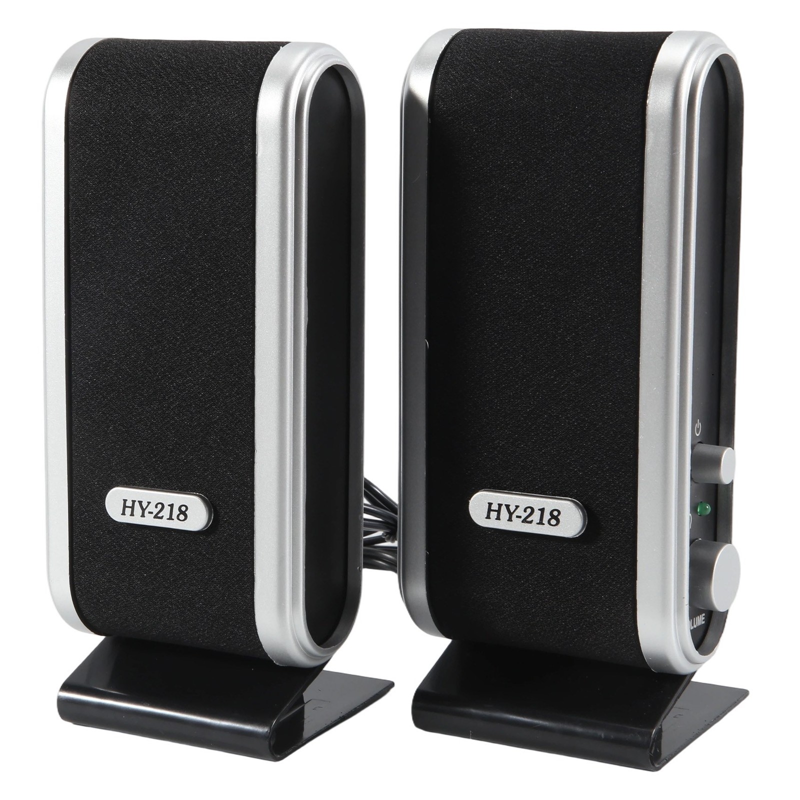 2 Pcs USB Computer Speakers Portable Speaker Stereo 3.5mm with Ear Jack for5570