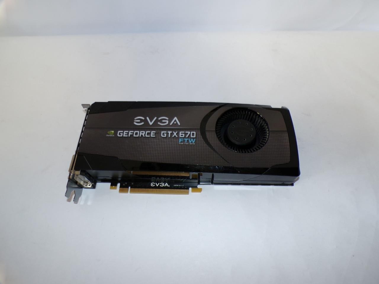 EVGA NVIDIA GeForce GTX 670 FTW Edition Video Card 02G-P4-2678-KR (B4994)