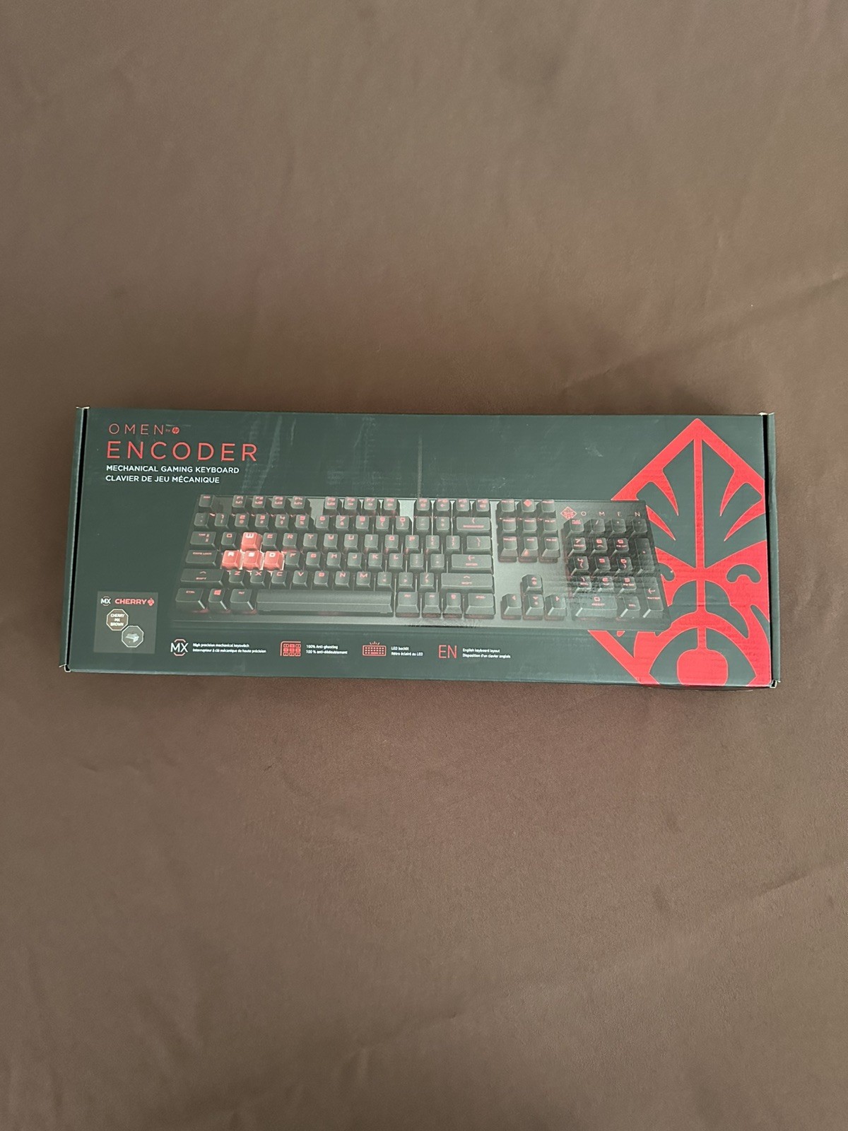 HP Omen Encoder 6YW75AA#ABA Wired Gaming Keyboard Cherry MX Brown