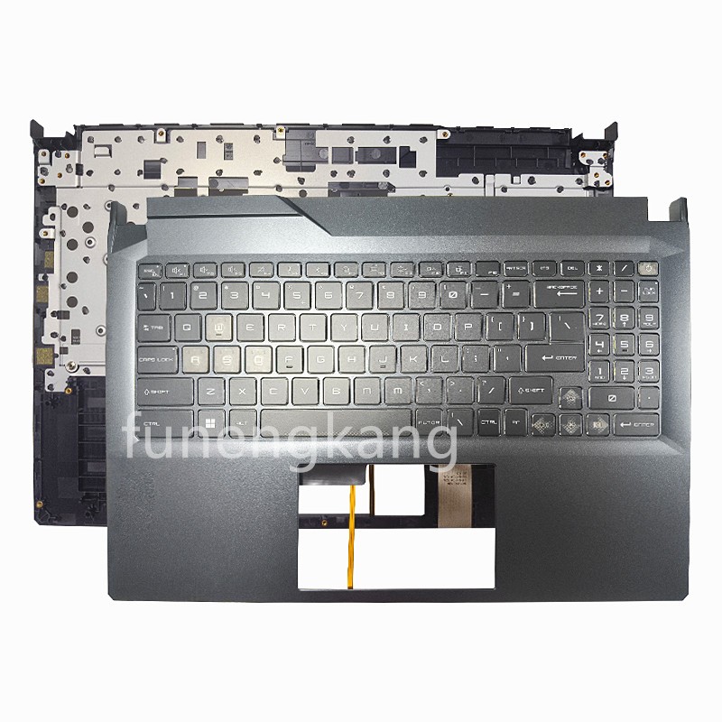 New for MSI Cyborg 15 A12V A12VE A12VF MS-15K1 15.6in Palmrest Backlit Keyboard