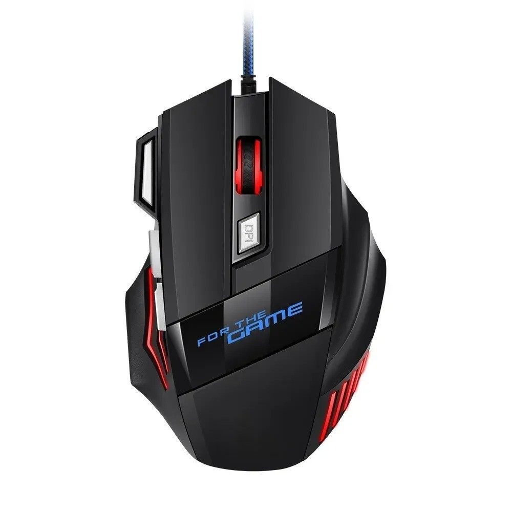1 PC New Hyperspeed USB Gaming Mouse RGB Backlit Ergonomic Game Mice 7D Esports