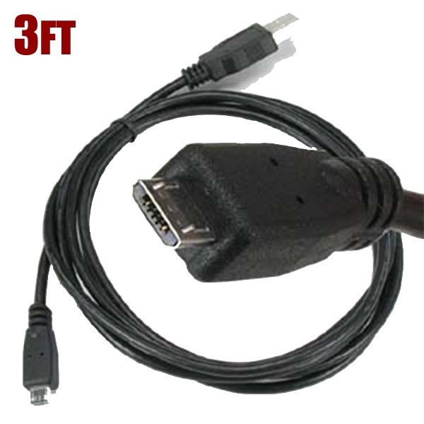 3 6 10 15FT USB Type A Male to Micro B 5 Pin Male Cable Cord PC Laptop Phone