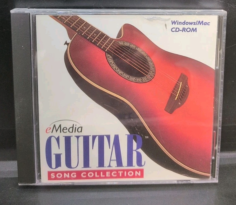 Emedia Guitar Song Collection Windows/Mac CD-ROM B458