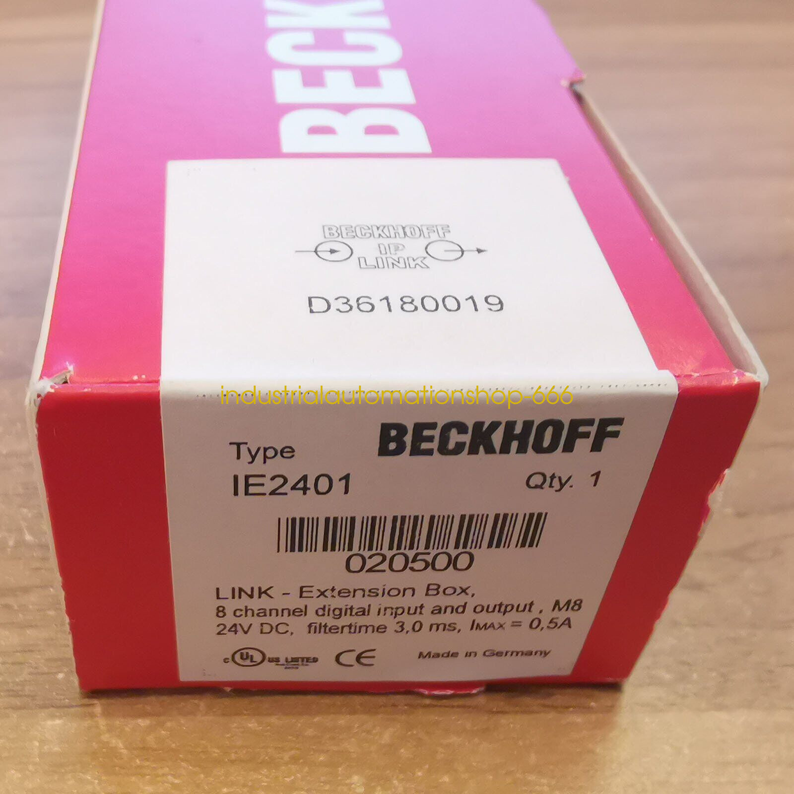 1PC Brand New BECKHOFF module IE2401 Via DHL or FedEX