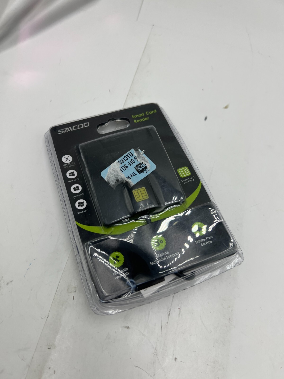 (LOT OF 8) SAICOO DOD USB CAC Smart Card Reader for Windows 32/64 Bit