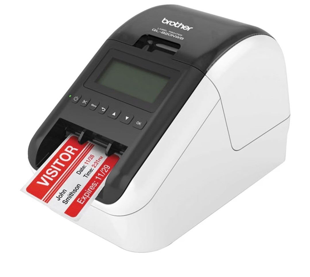 Brother QL-820NWB Direct Thermal Label Printer Bluetooth WiFi Mobile App 