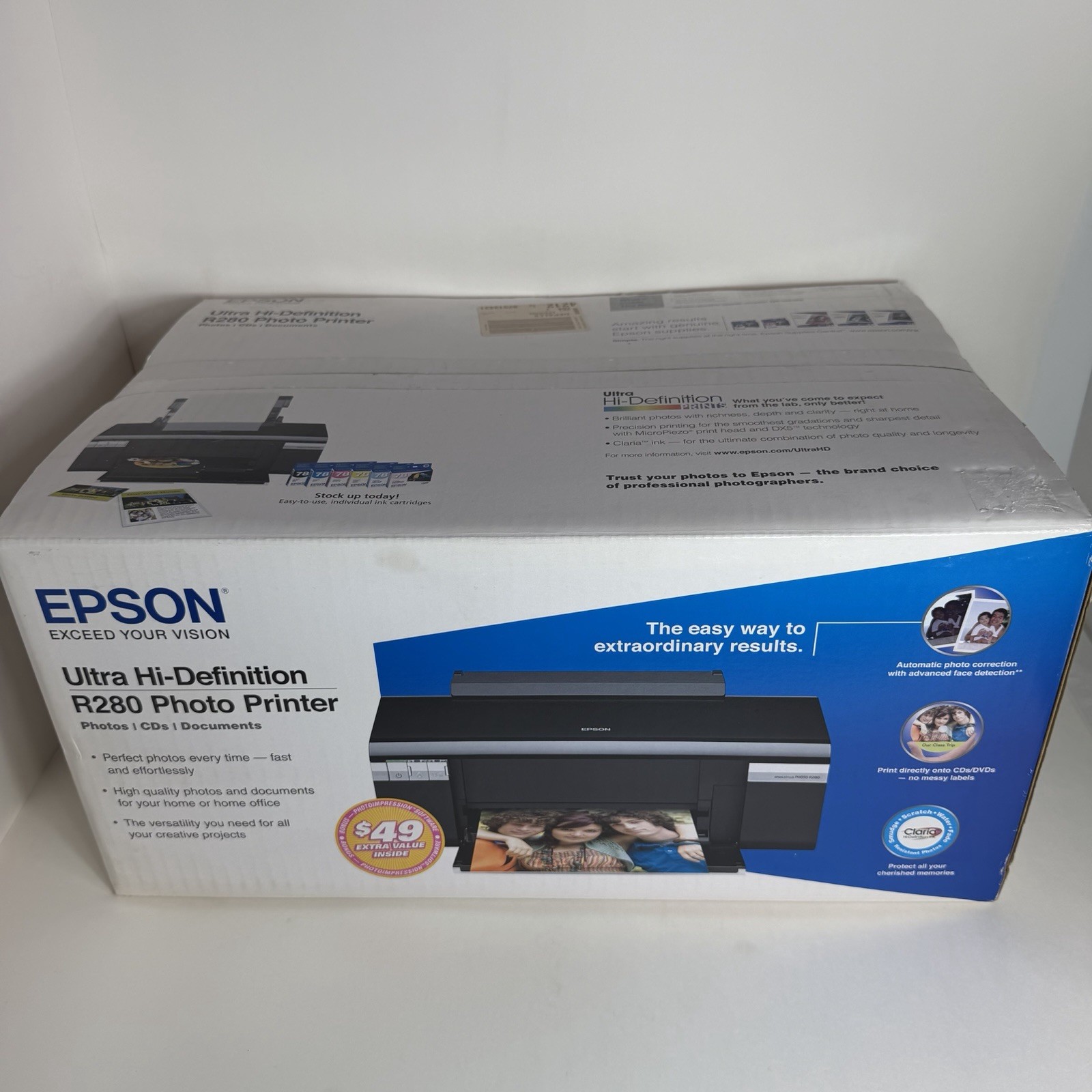 Epson R280 Photo Printer Ultra Hi-Definition Inkjet Printer Sealed New