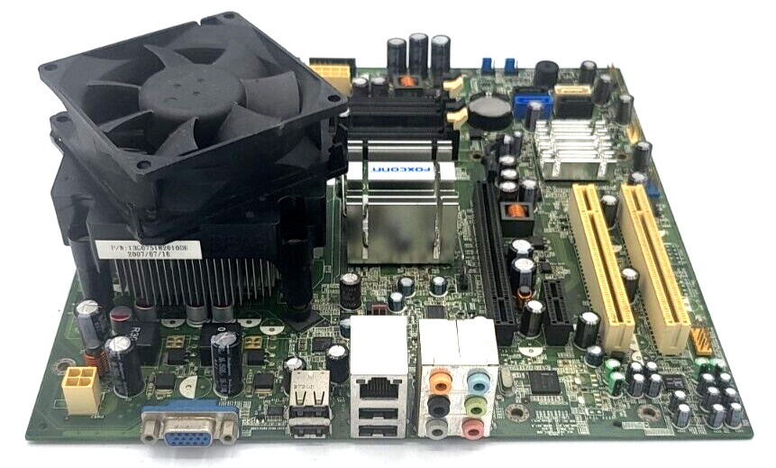 DELL 0CU409 MOTHERBOARD + 2.0 GHz INTEL CORE 2 DUO E4400 CPU SLA98 + H/S & FAN