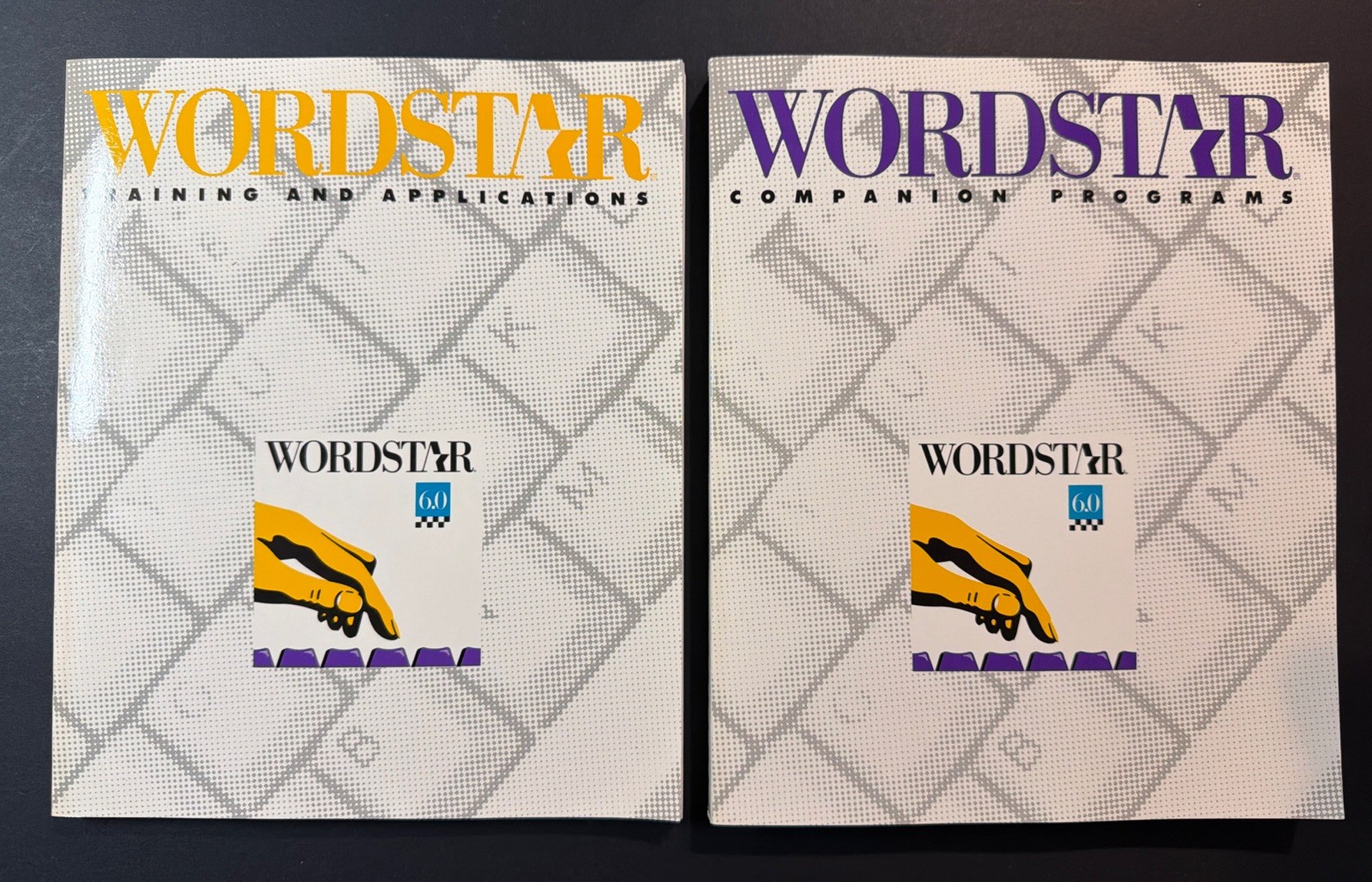 Wordstar Companion Programs/Training & Applications Books 1990 New