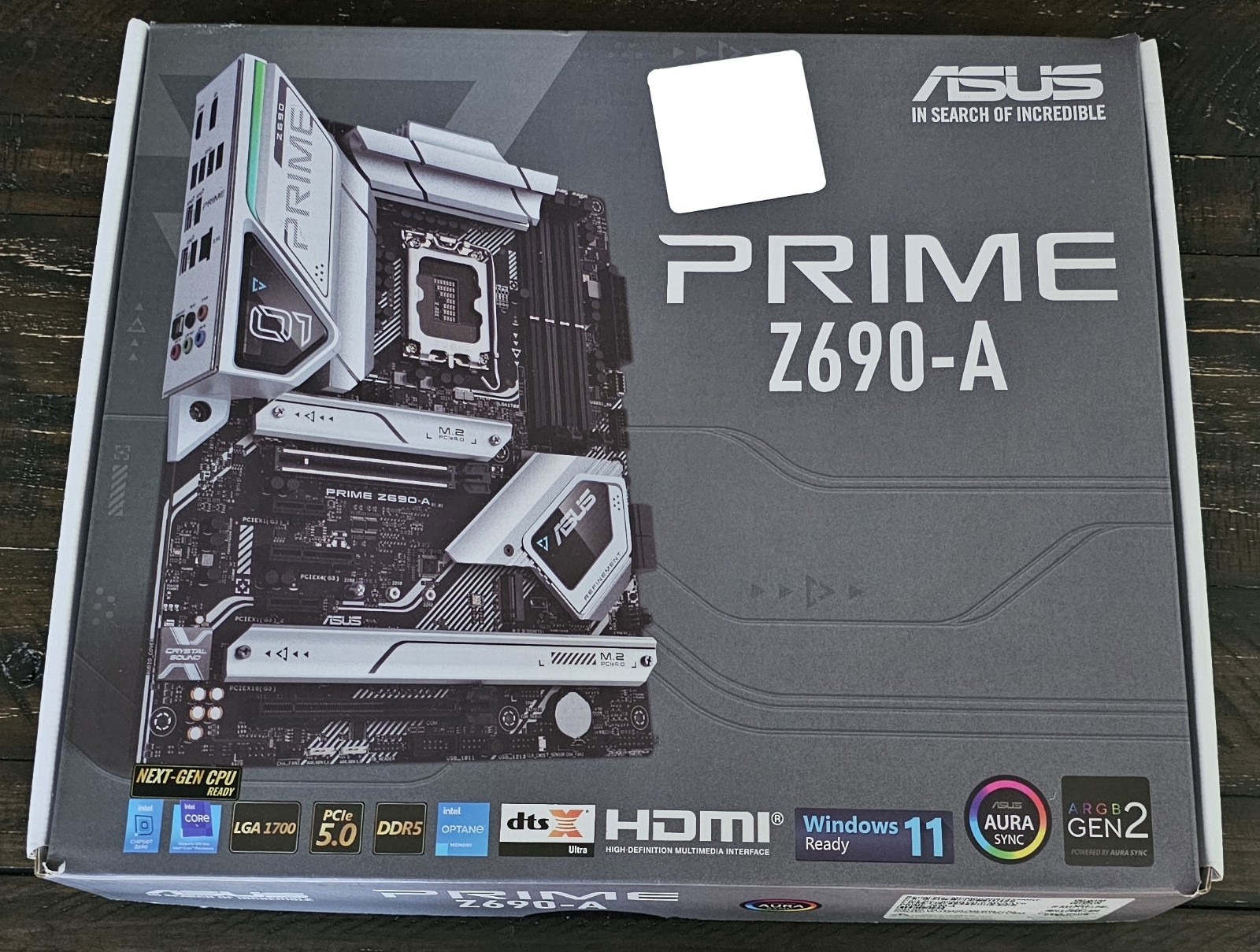 ASUS PRIME Z690-A, LGA 1700, Intel Motherboard