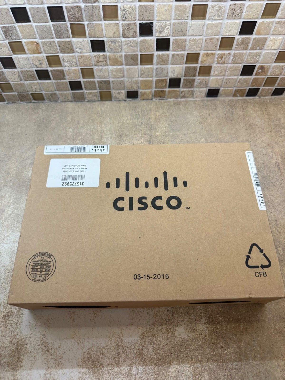 CISCO SYSTEMS CP-7945G-RF Unified IP Phone
