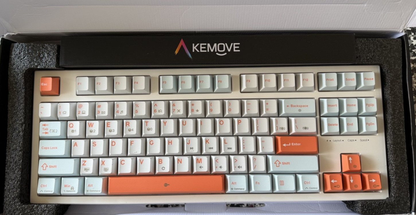 Kemove K87SE 1980 keyboard Open box