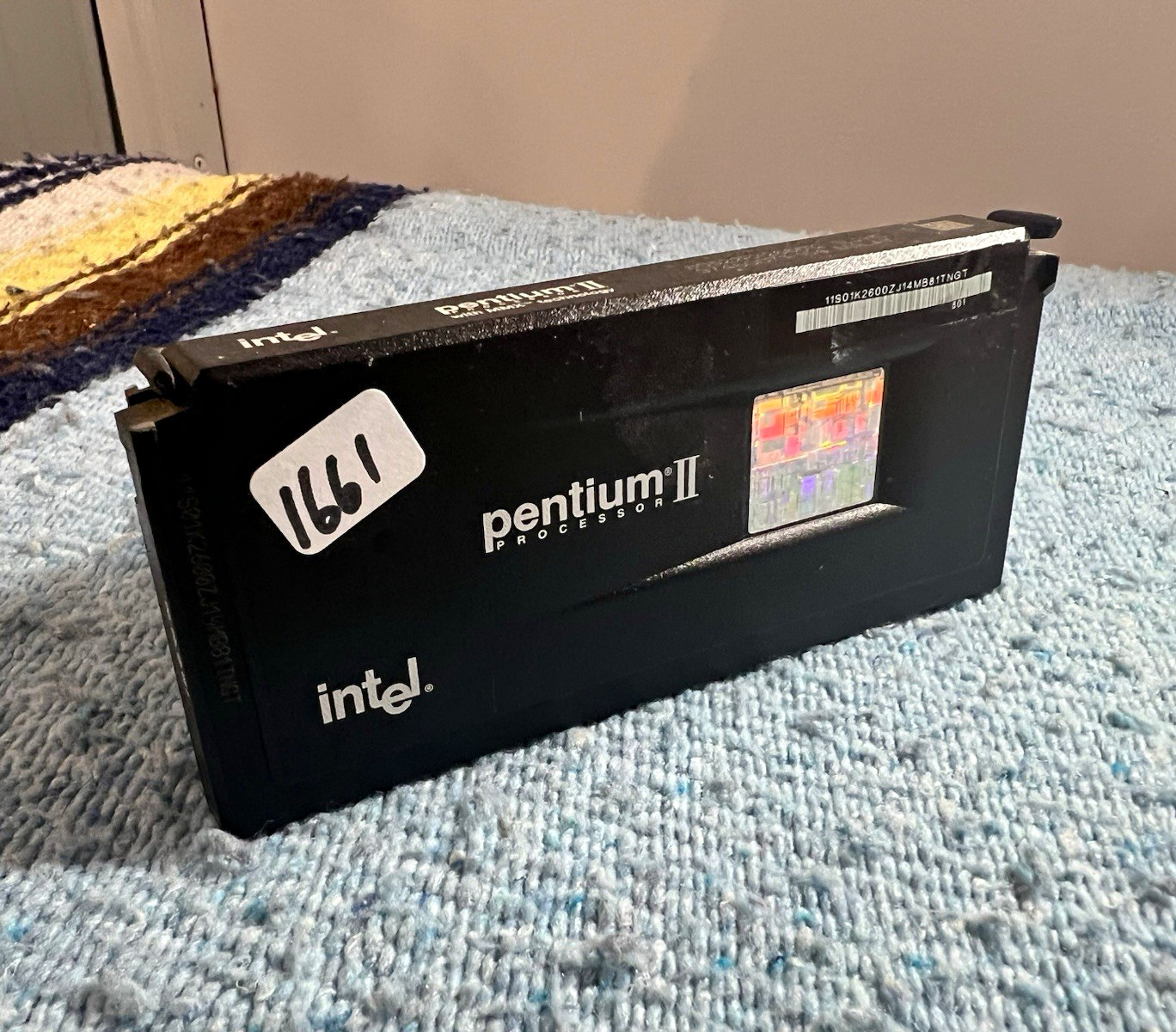 Intel Pentium II 266MHz SL2HC 512KB Slot 1 CPU w/ Heatsink Working Pull