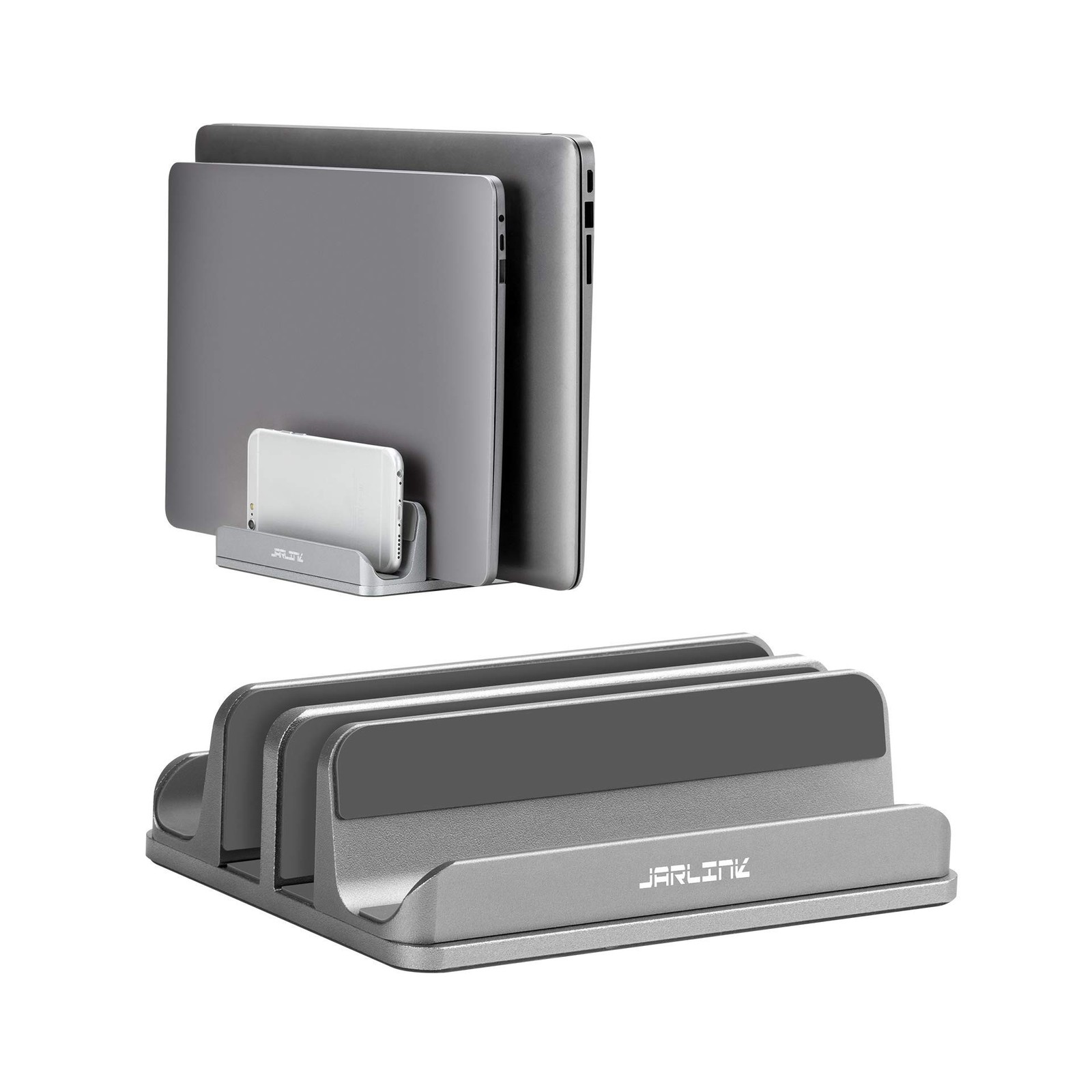 JARLINK 4-in-1 Adjustable Vertical Laptop Stand Holder, Aluminu... USA FAST SHIP