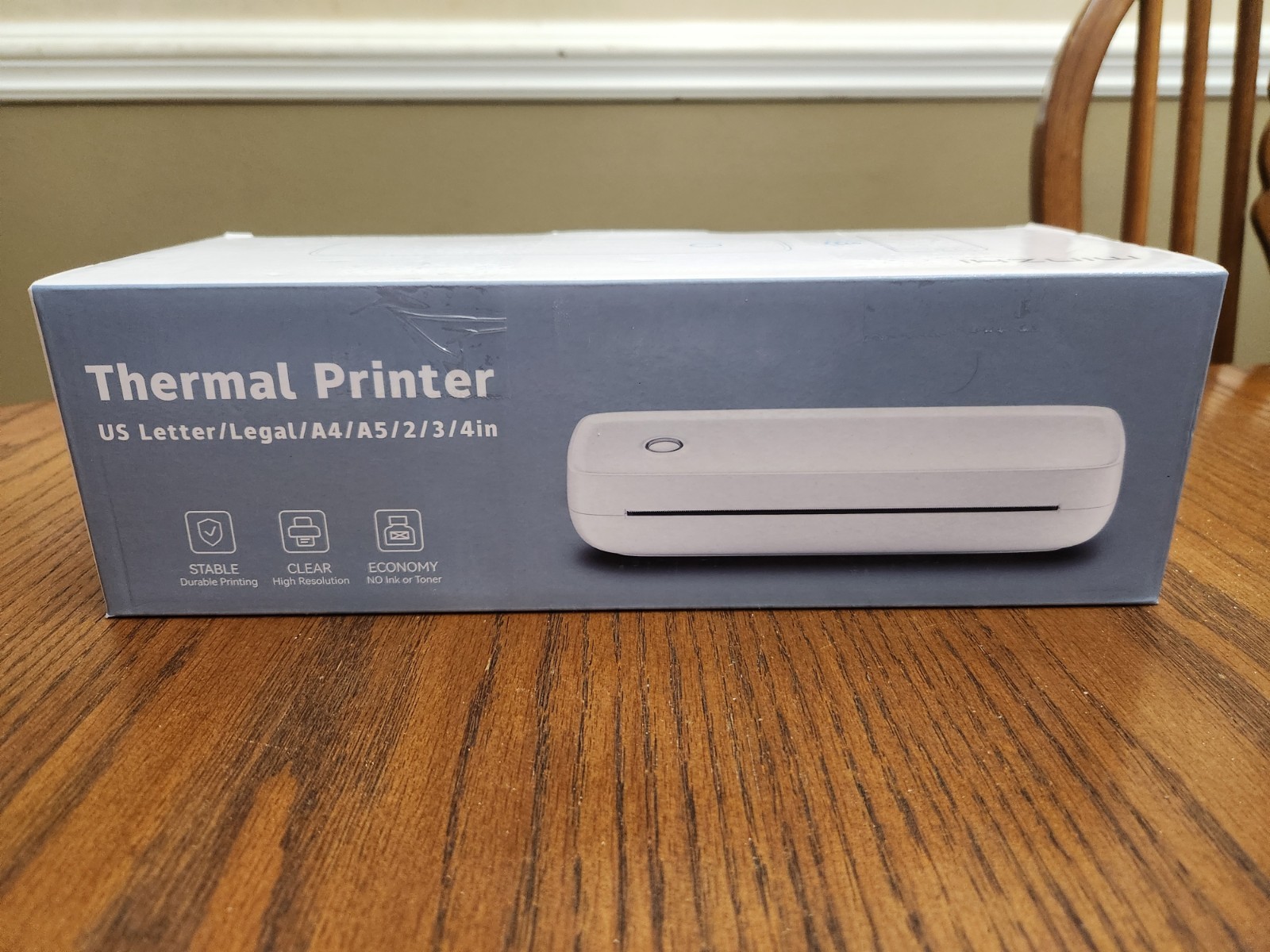 MinZhi Portable Thermal Printer,Wireless Printer Supports 8.5" X 11"US...