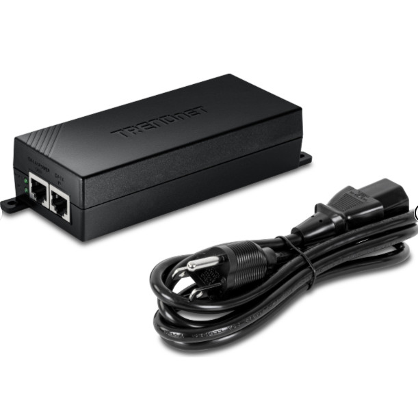 TRENDnet TPE-115GI 1-Port Gigabit Ethernet PoE+ Injector 30W