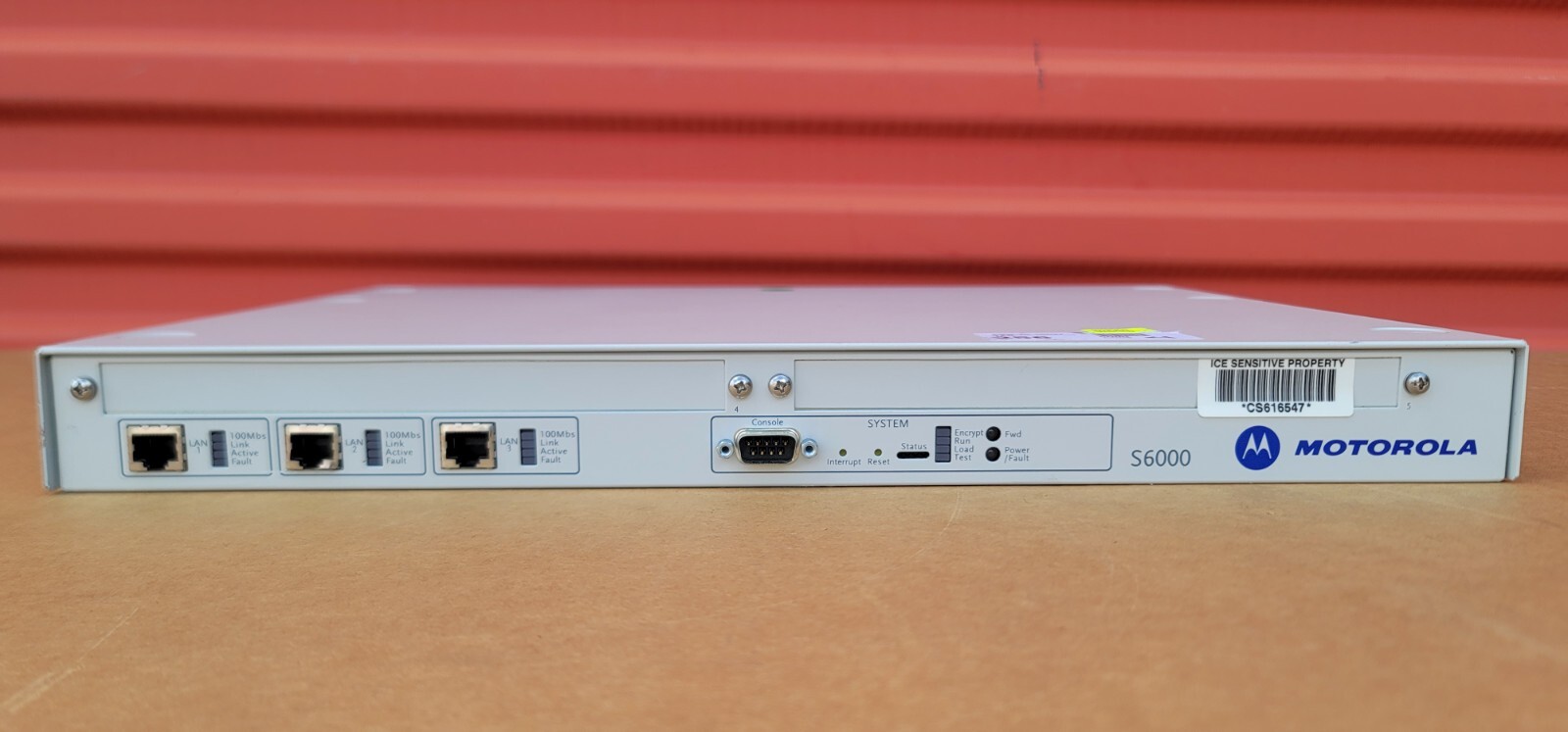 Motorola S6000 ST6000C-S6000 Multi-Protocol Router CLN1780L 