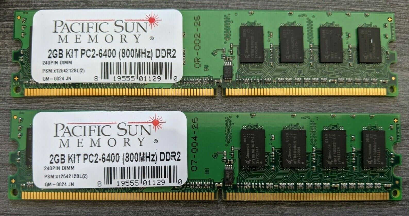 DDR2 2GB PC2-5300 DIMM 667MHz PACIFIC SUN MEMORY