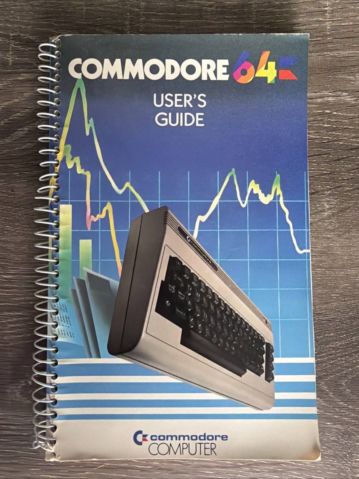 Commodore 64 User's Guide 1983 First Edition 3rd Print Metal Spiral Binding