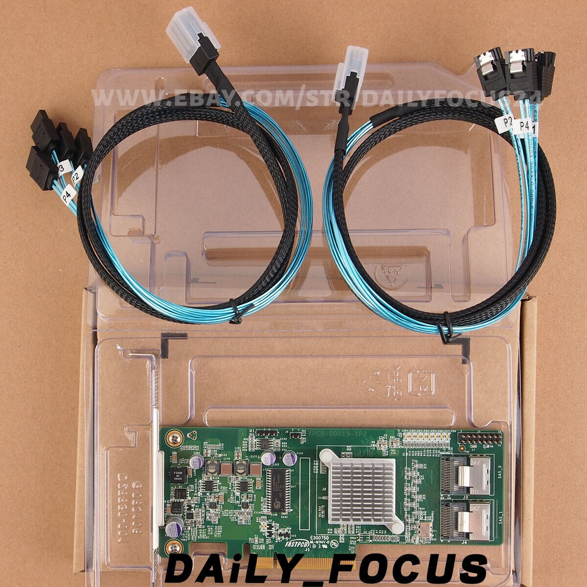 INSPUR 9211-8i HBA 6Gbps IT Mode FW:P20 ZFS FreeNAS unRAID+2x SFF-8087 SATA