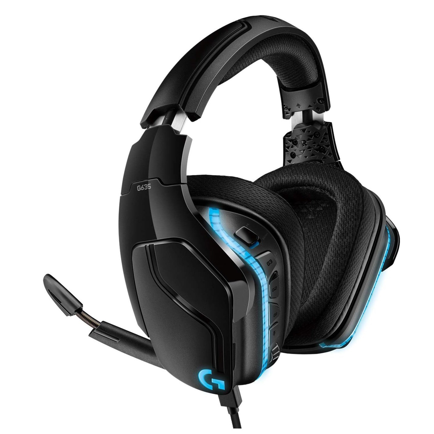 Logitech G635 DTS, X 7.1 Surround Sound LIGHTSYNC RGB PC Gaming Headset