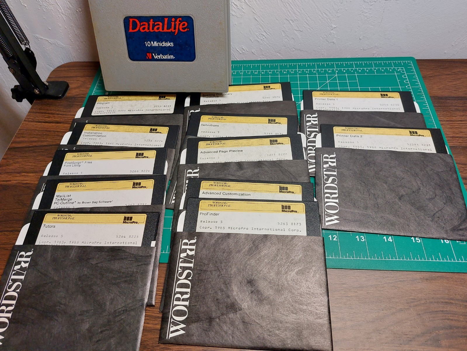 Vtg MicroPro WordStar Professional 5  Software 5.25" Floppy Disks Only