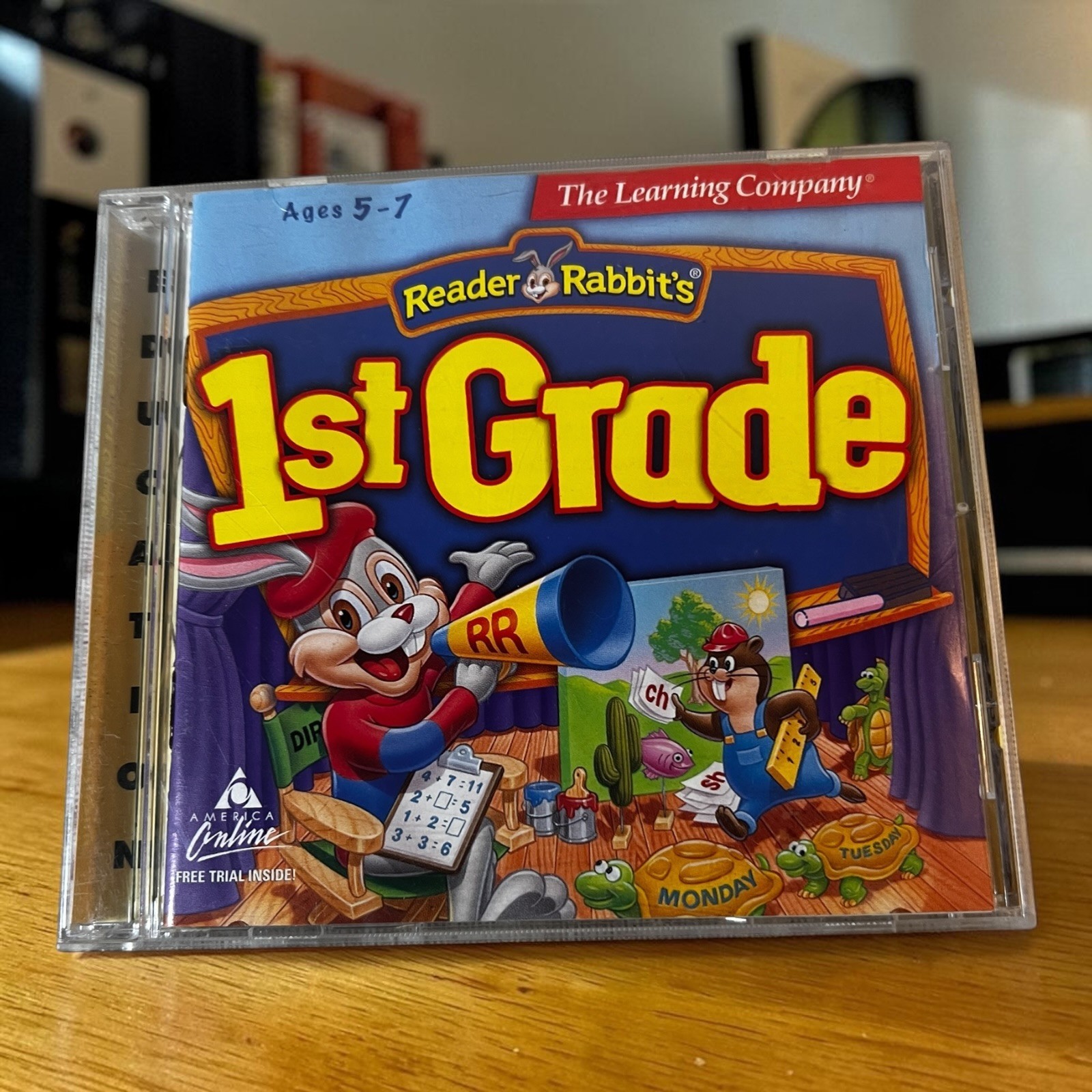 Reader Rabbit's 1st Grade 1997 CD-ROM PC Educational Software Ages 5-7