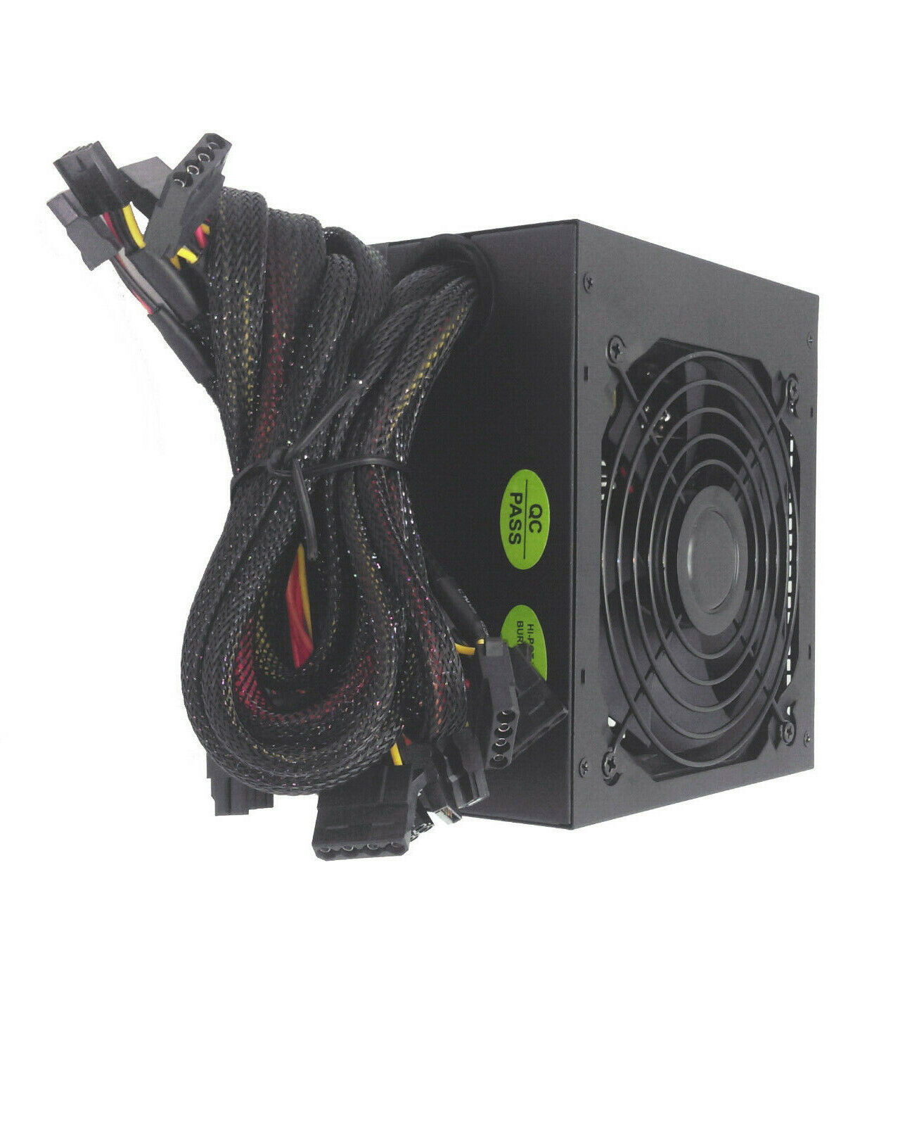 New 680W Black Gaming PC Silent 120mm Fan ATX 12V V2.0 6/8-pin PCIE Power Supply