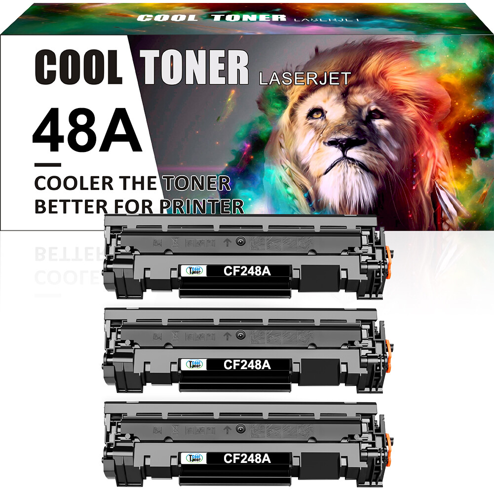 3PK Premium CF248A Toner Compatible With HP 48A Laserjet Pro MFP M15W M29W M28W