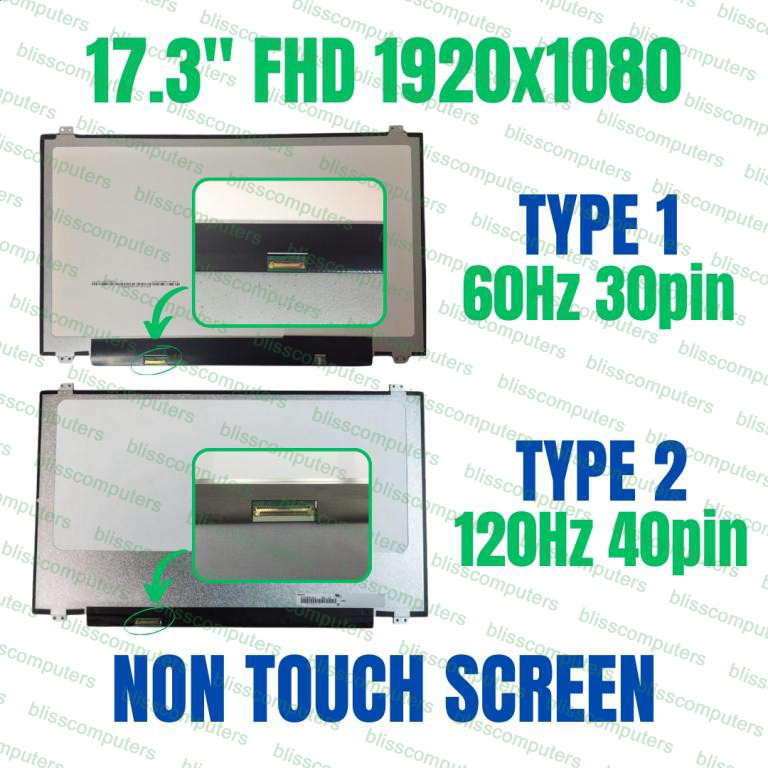17.3" FHD Display Screen AG AU OPTRONICS B173HAN01.1 H/W:1A F/W:1 30 PIN eDP