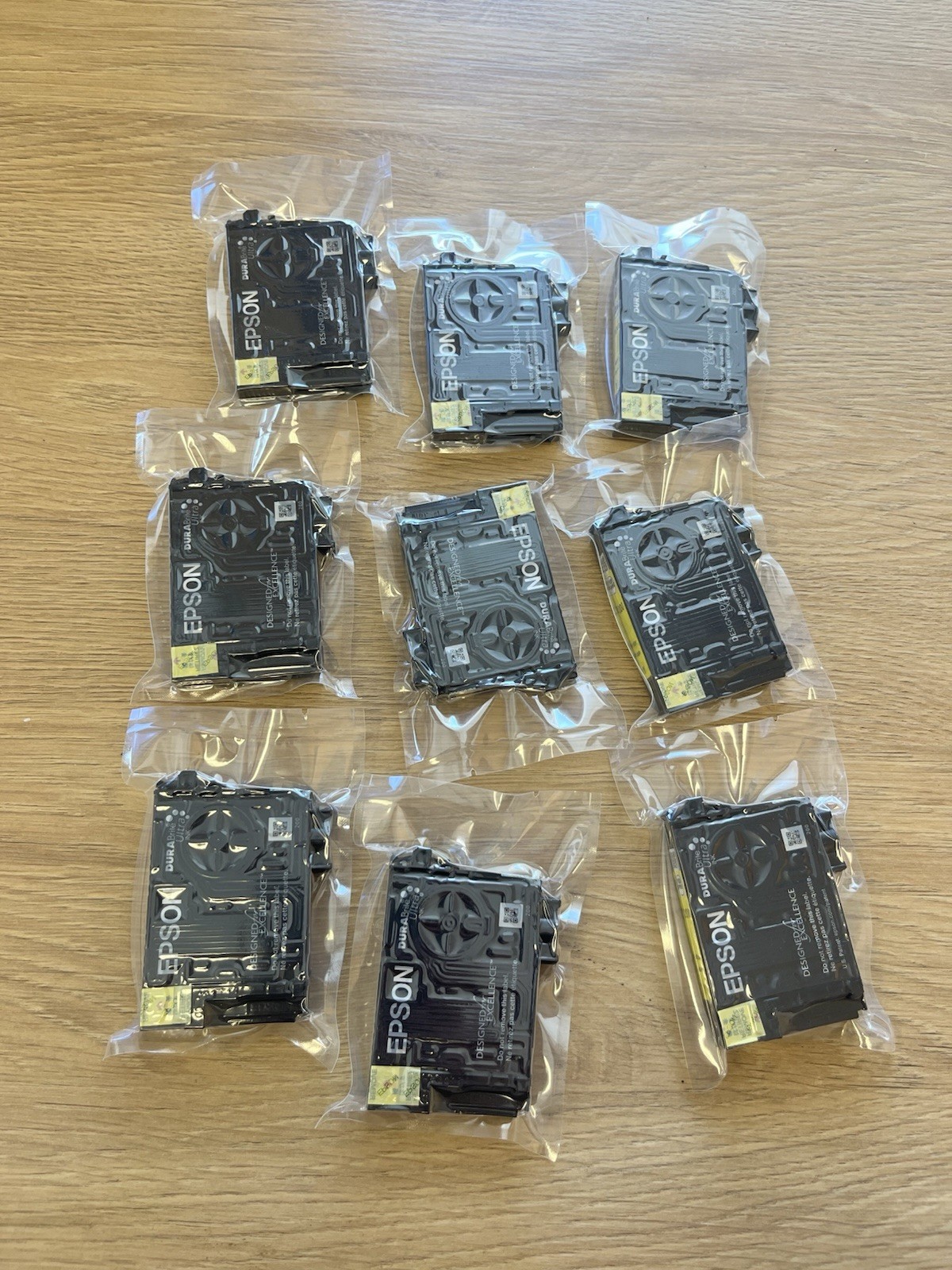Lot of 9 Genuine Epson 200 Black Ink