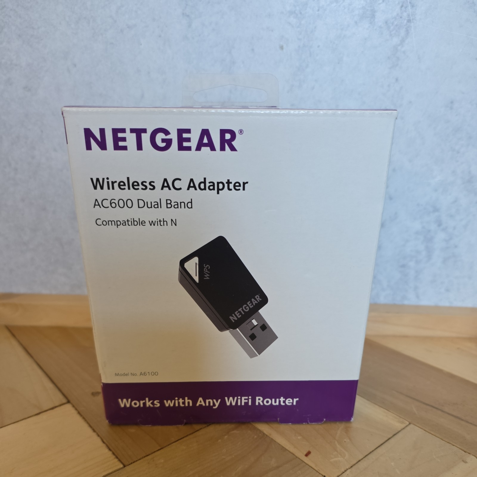 NETGEAR AC600 Wi-Fi USB 2.0 Mini Adapter for Desktop PC - Black