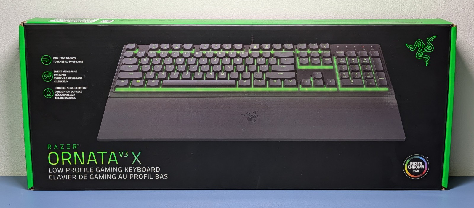 Razer Ornata V3 X RGB Gaming Keyboard RZ03-04470200-R3U1 Open Box
