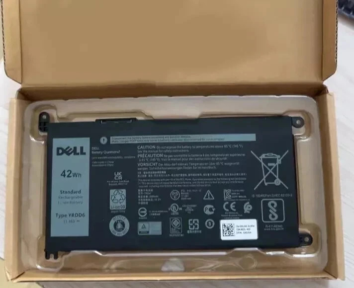 Genuine YRDD6 42WH Battery For Dell Inspiron 5591 5598 3582 5481 5485 5480 3793