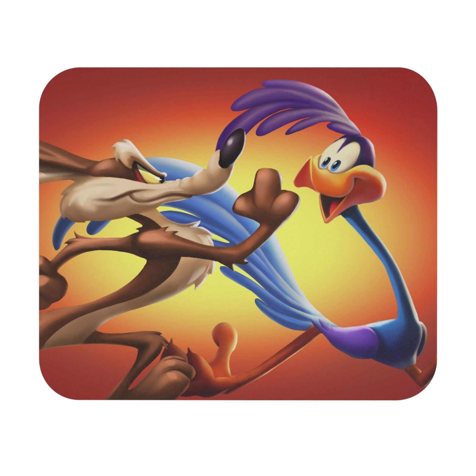 WILE E COYOTE & ROADRUNNER CUSTOM NON-SLIP MOUSE PAD DESK MAT SCHOOL HOME OFFICE