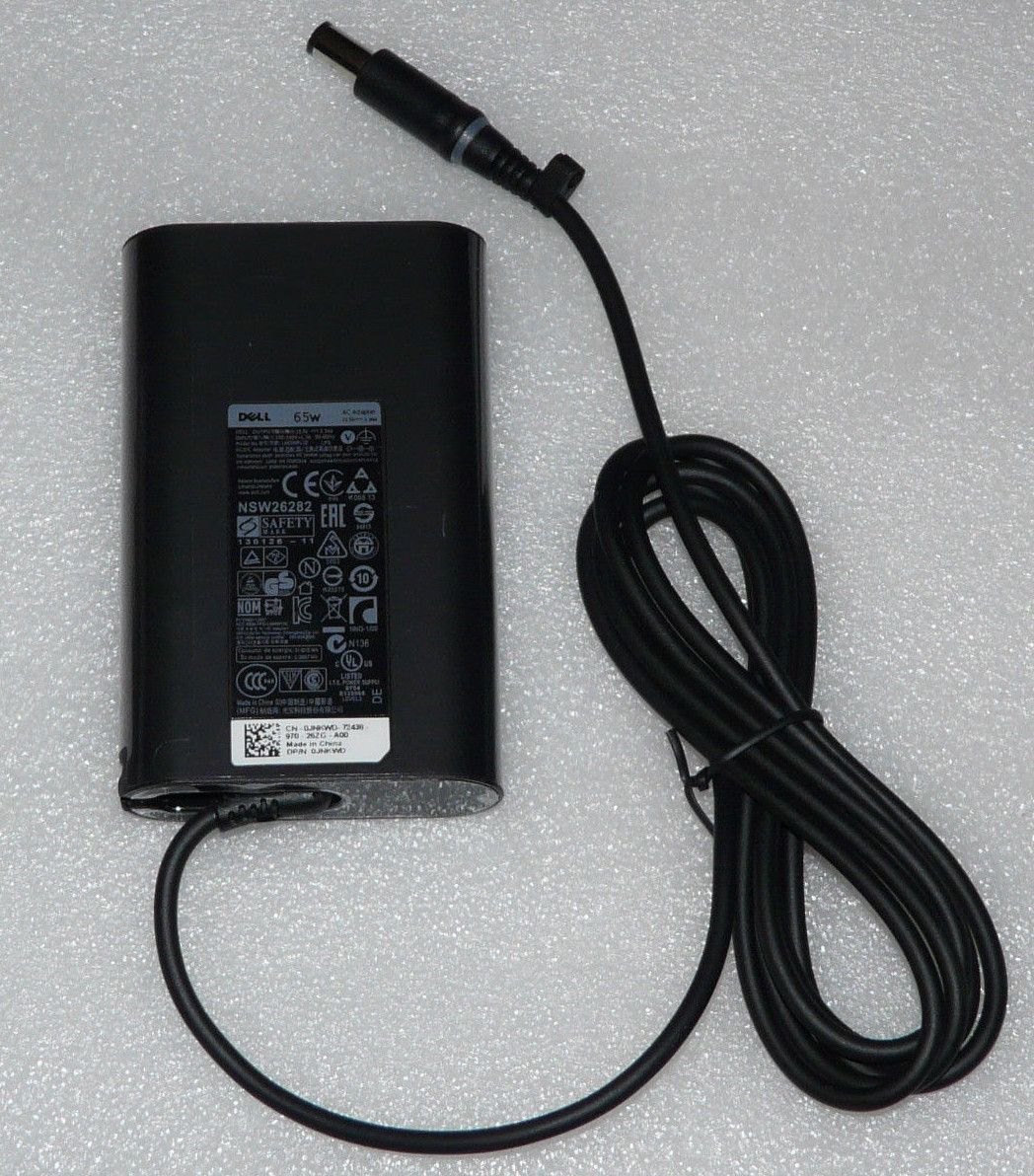 NEW GENUINE DELL LATITUDE INSPIRON 65W ADAPTER CHARGER 8RFW6 JNKWD 450-19034
