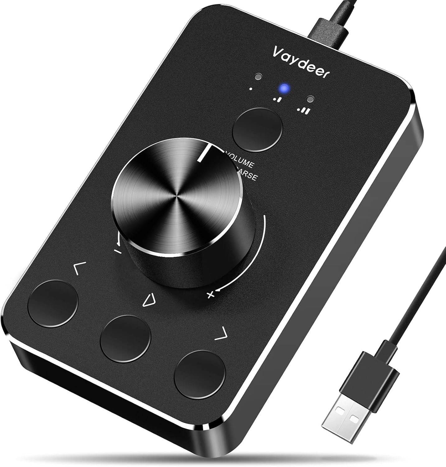 Volume Control Knob with One-Click Mute Function and 3 Volume Control Modes, ...
