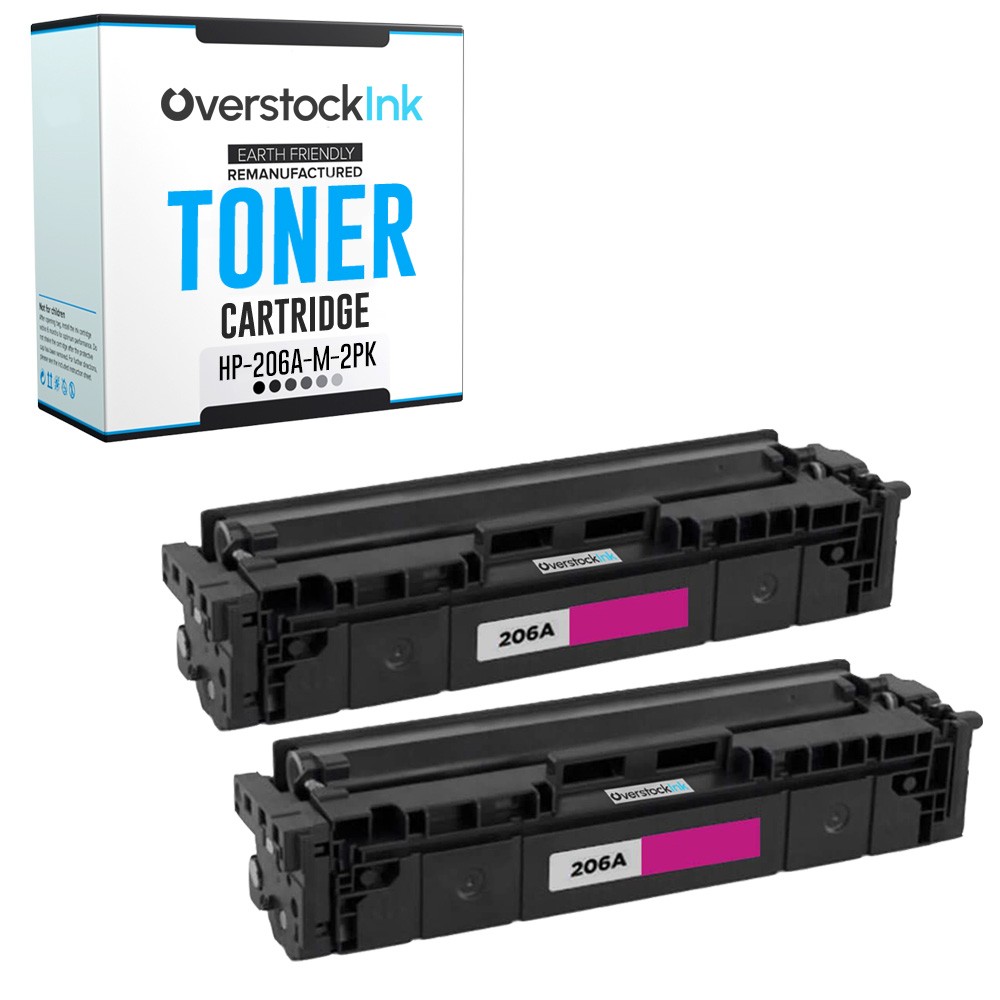 OSI 2PK Replacement 206A Toner Cartridge for HP Color LaserJet Pro MFP M283fdw
