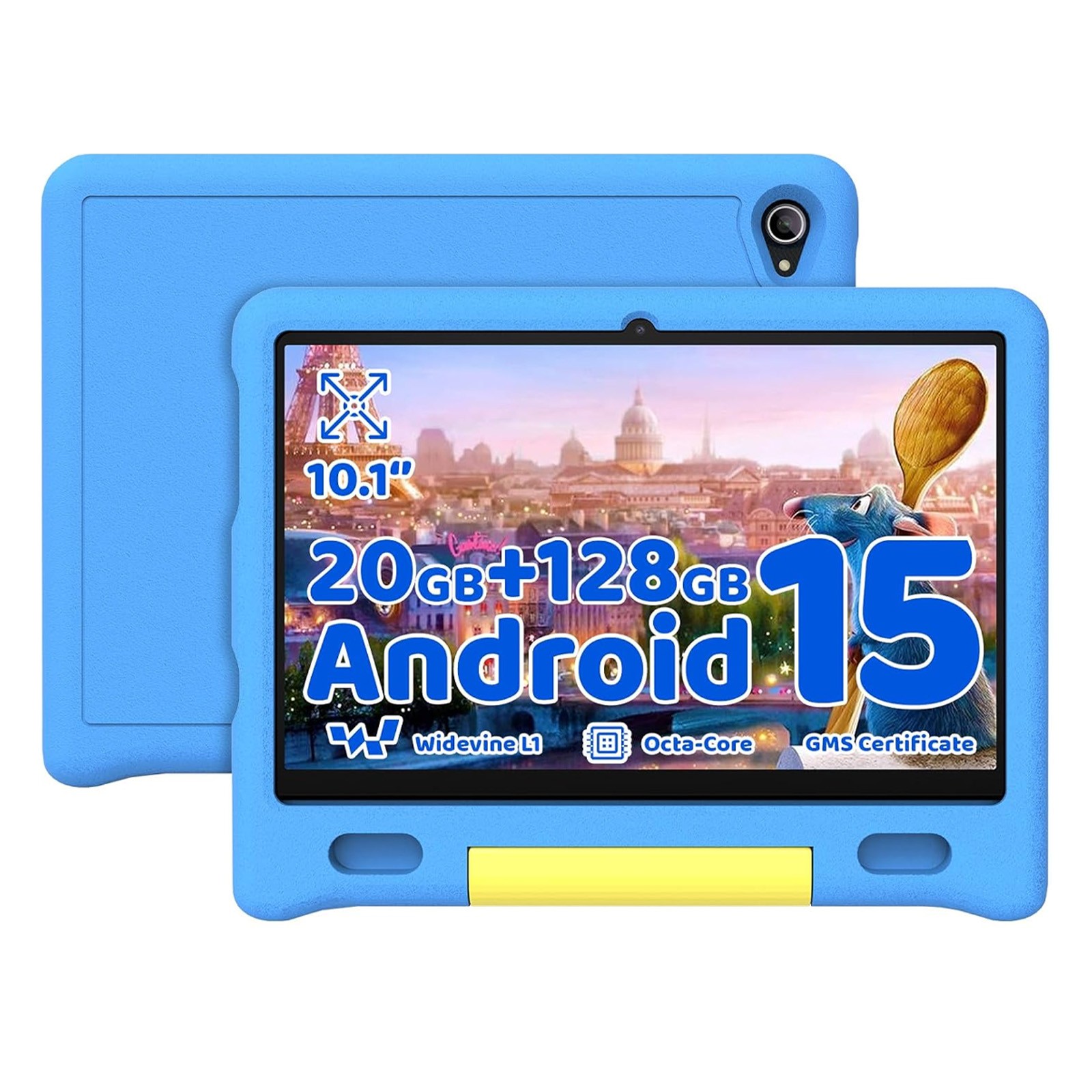 10 Inch Kids Tablet,Android 15 tablet for kids Octa Core,20GB+128GB ROM (1TB TF)
