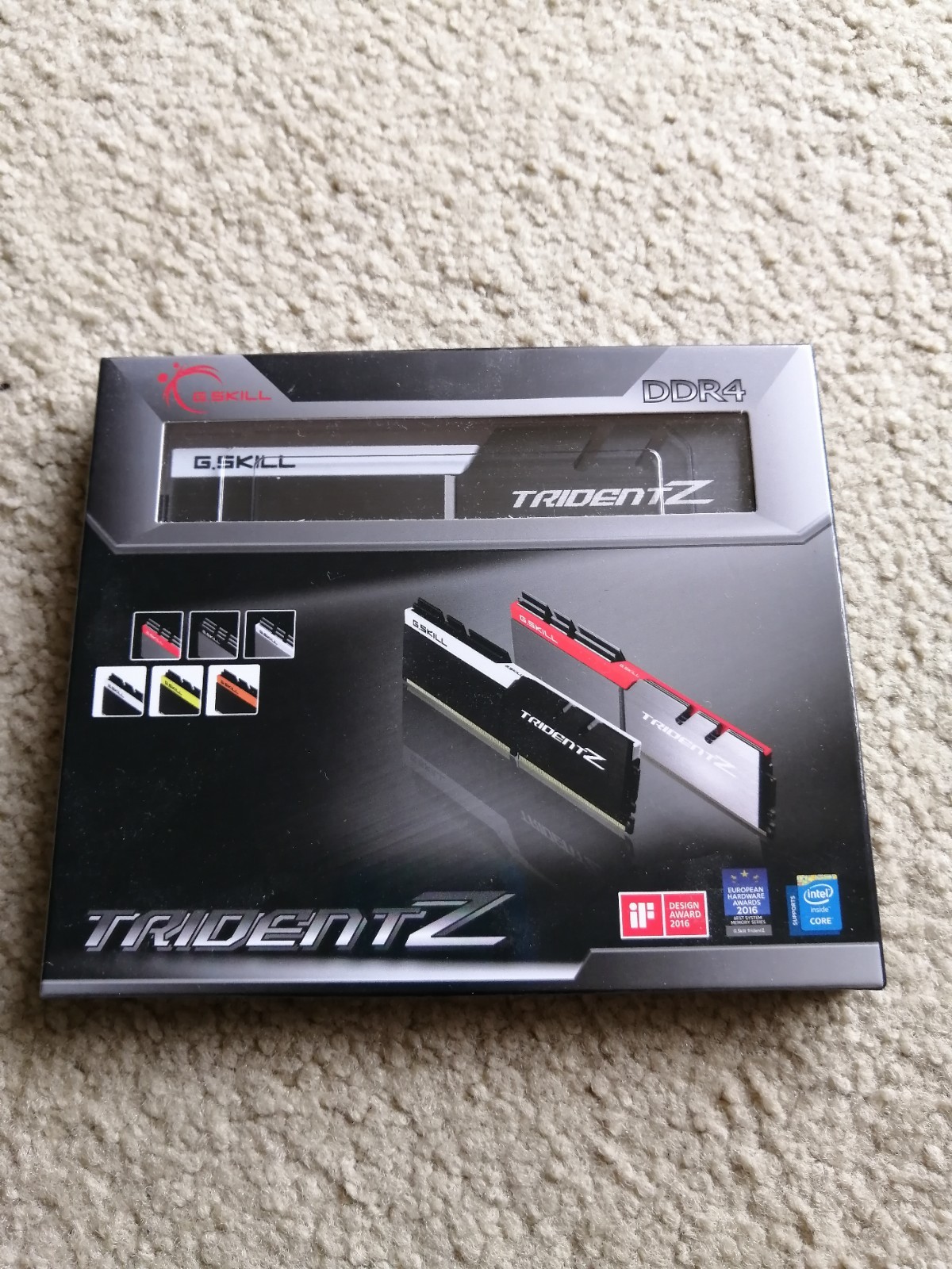 G.SKILL Trident Z F4-4400C19D-16GTZSW Brand New Sealed Box
